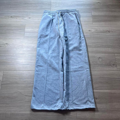 Single Ribbed Grey Sweatpants