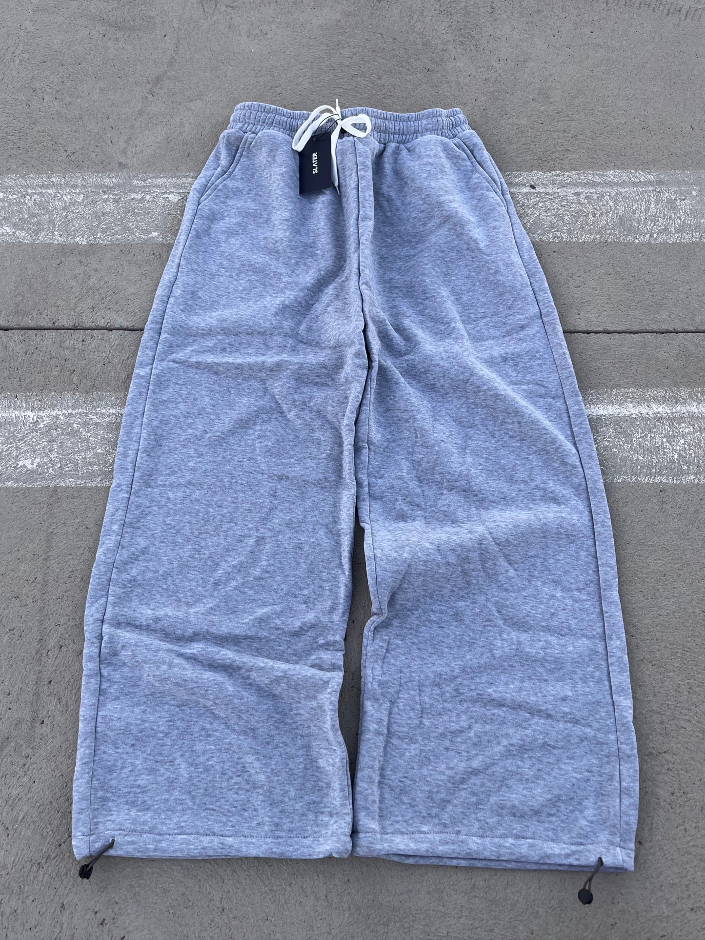 Baggy Wide Leg Grey Sweats