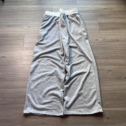 White Waistband Grey Sweats